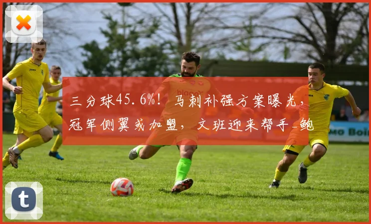 三分球45.6%！马刺补强方案曝光，冠军侧翼或加盟，文班迎来帮手_鲍比·波蒂斯_首发阵容_1